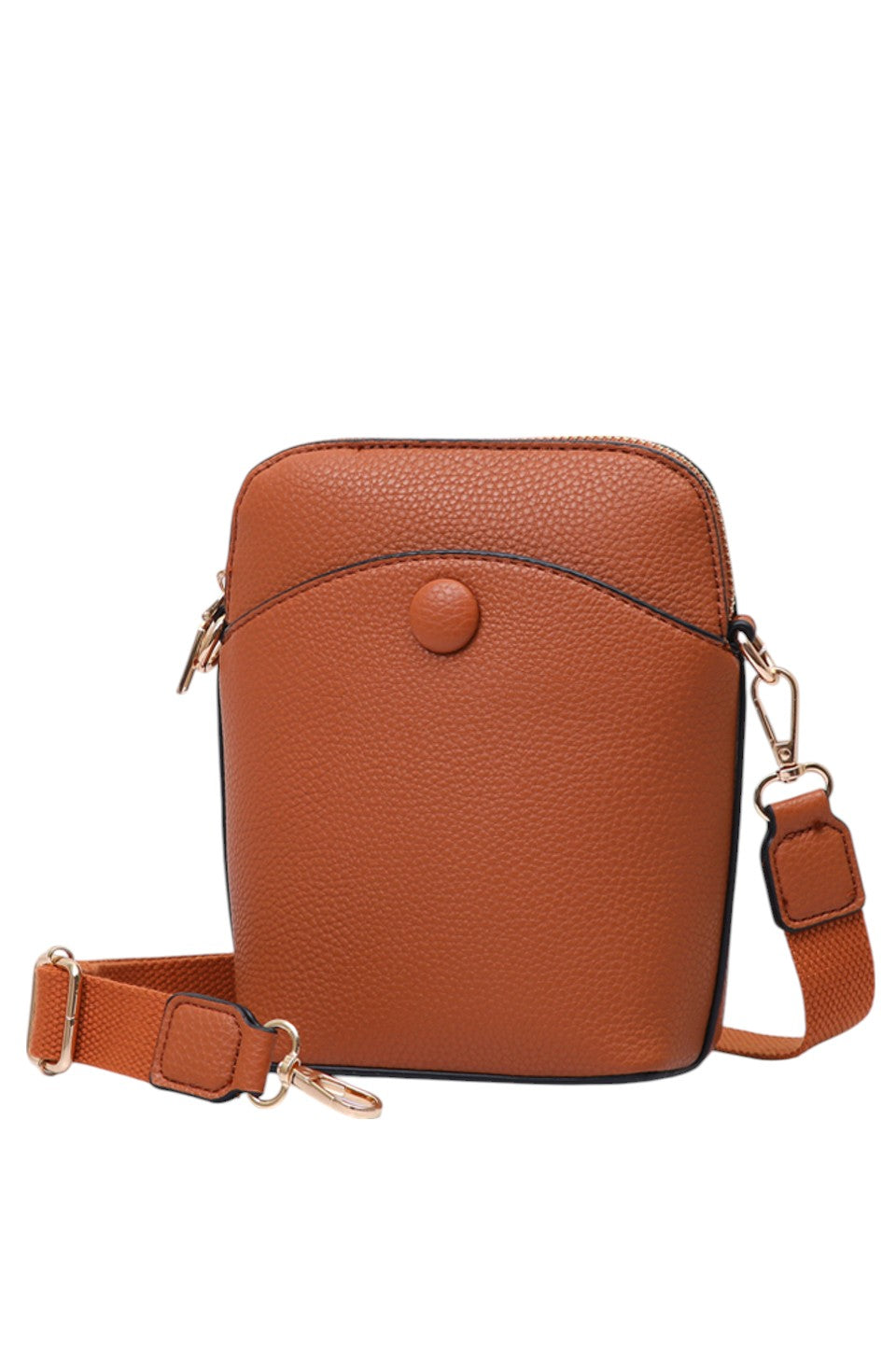 Solid PU Mini Crossbody Bag