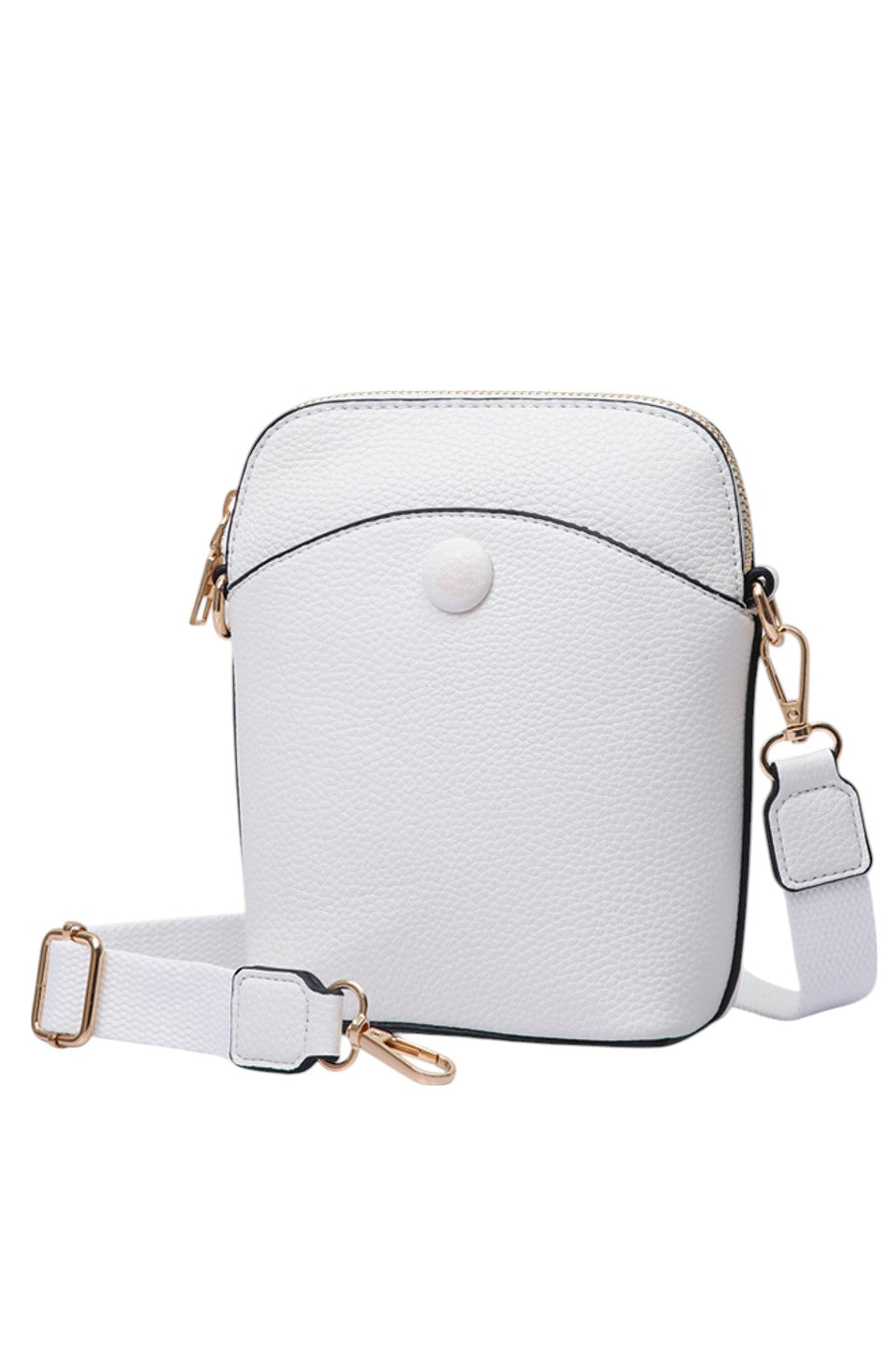 Solid PU Mini Crossbody Bag