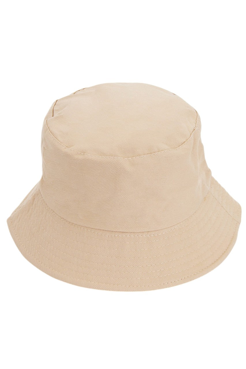 SOLID REVERSIBLE BUCKET HAT