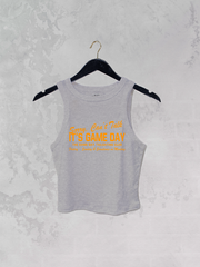 Underground Original Design: Can't Talk It's Game Day(Orange), Micro-Ribbed Tank