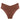 Spring-Summer Women’s Knit Self Design Lace Panties - Brown / S