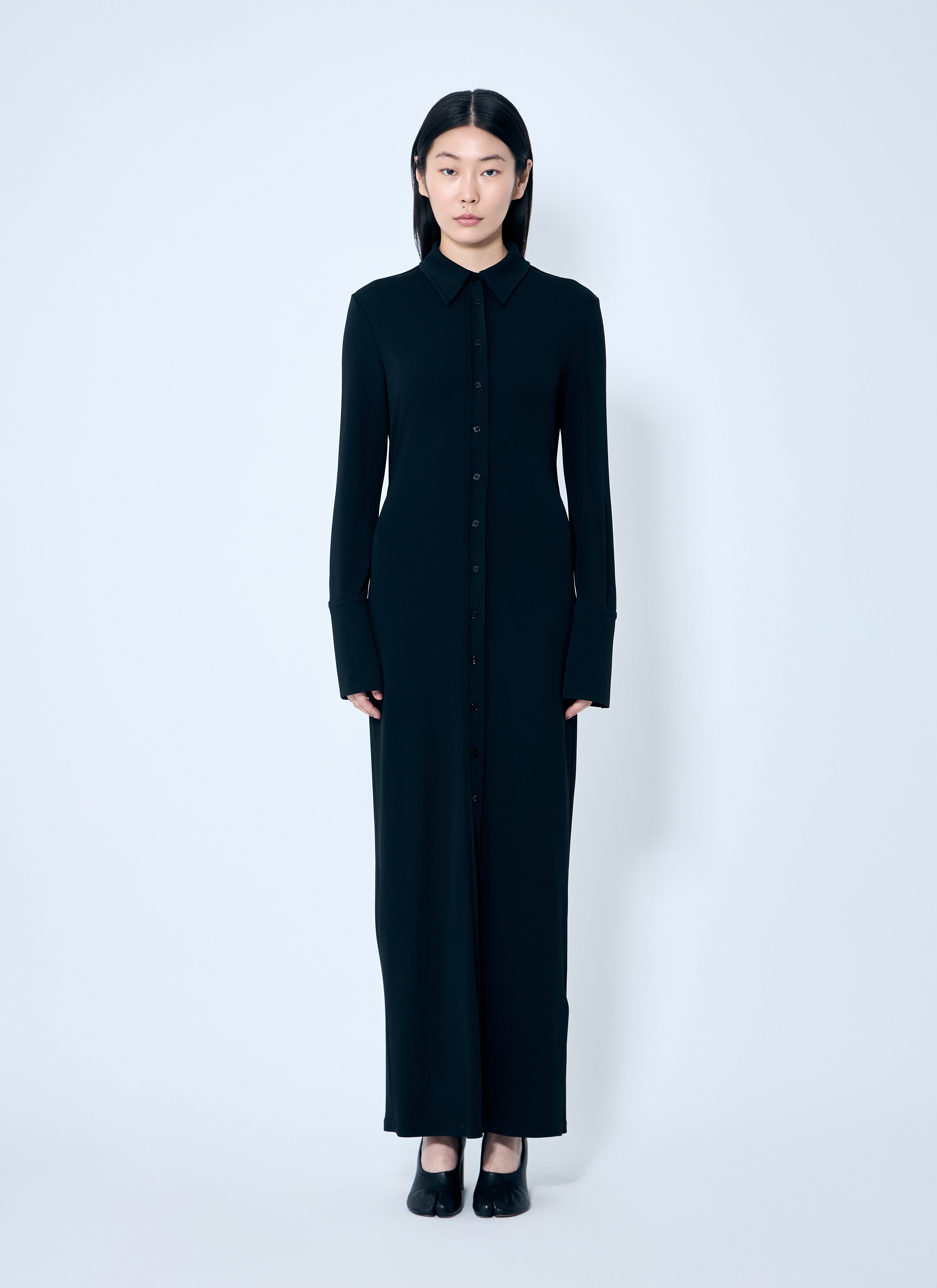 Sportmax Women Crepe Jersey Shirt Dress