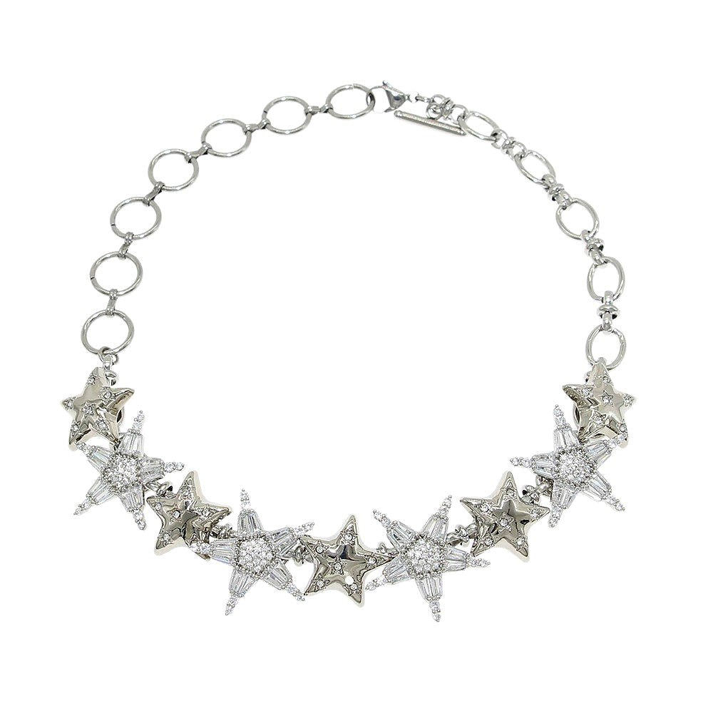 STAR CHOKER NECKLACE Y2K STAR CHOKER