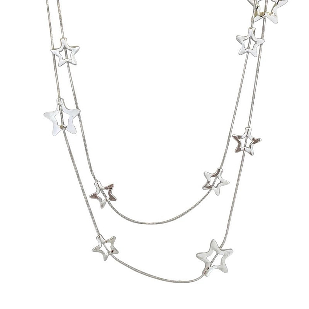 STAR PENDANT CELESTIAL CHARM LAYERED NECKLACE