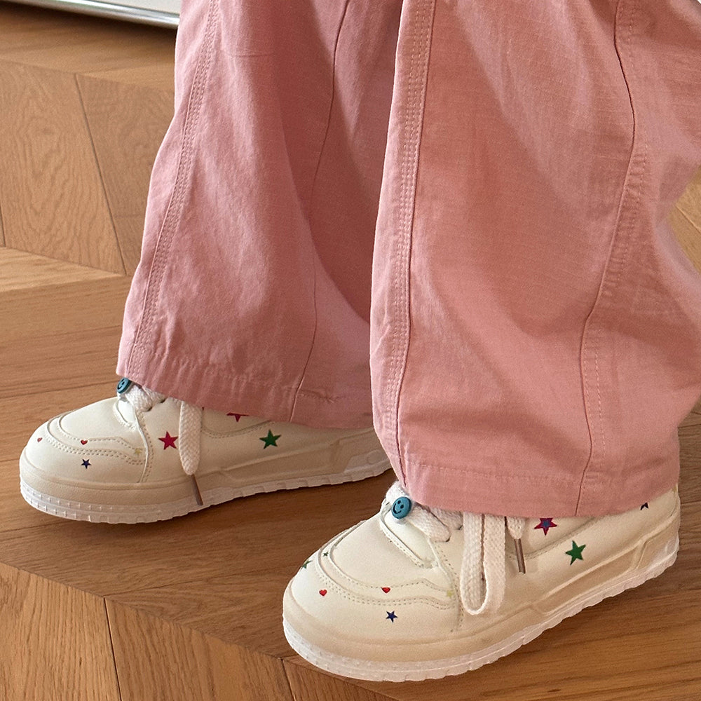 STAR SNEAKERS COLORFUL STARS VEGAN LEATHER BOOGZEL CLOTHING