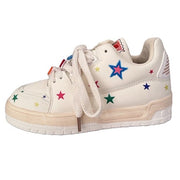 STAR SNEAKERS COLORFUL STARS VEGAN LEATHER BOOGZEL CLOTHING
