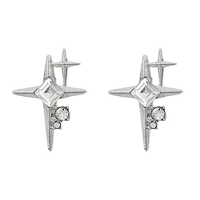 STAR STUD EARRINGS ZINC ALLOY CHILD AESTHETIC