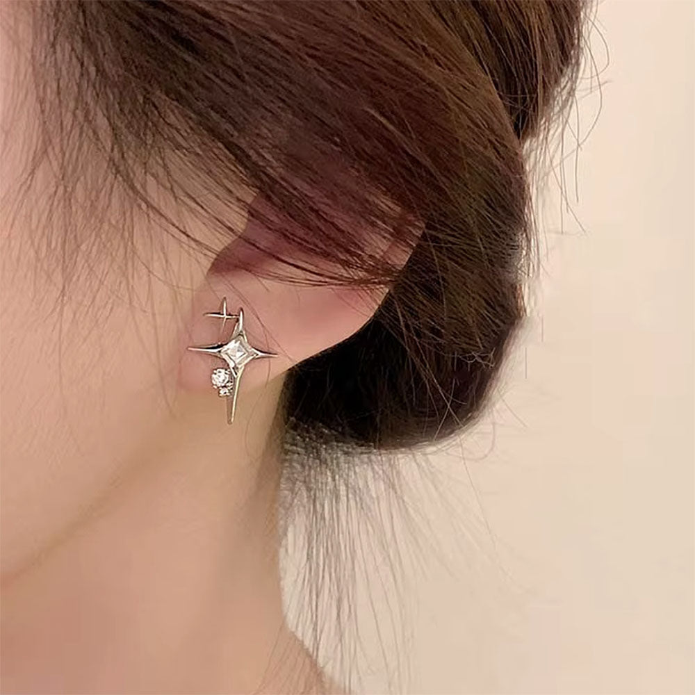 STAR STUD EARRINGS ZINC ALLOY CHILD AESTHETIC