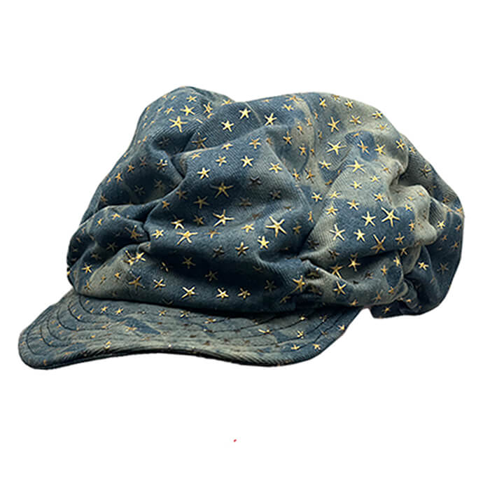 STAR STUDS DENIM HAT Y2K STARS