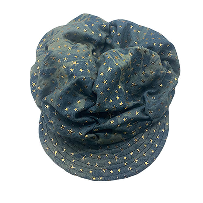 STAR STUDS DENIM HAT Y2K STARS