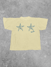 Underground Original Design: Starfish Bra, Beachin' Summer BC Boxy Cotton T-Shirt