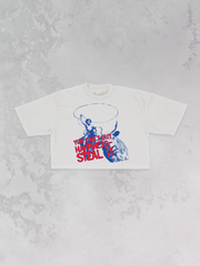 Underground Original Design: Can't Buy Happiness, Western Cropped TShirt
