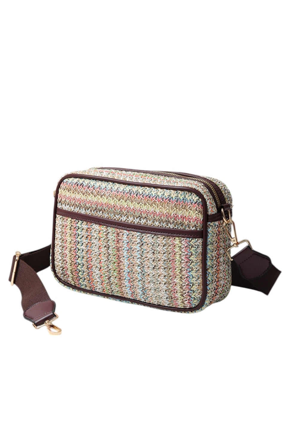 Straw Camera Bag