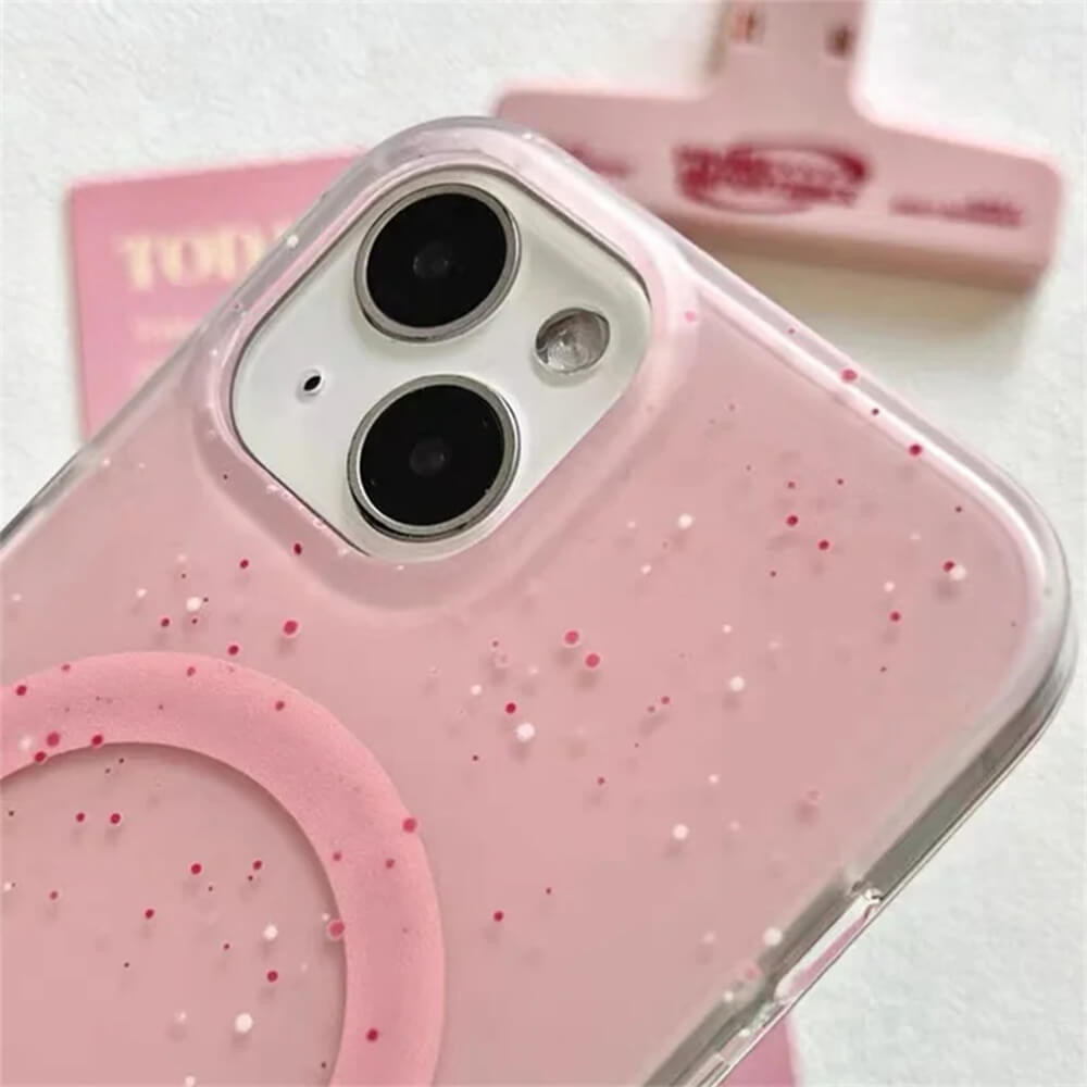 STRAWBERRY GRIP IPHONE CASE PINK