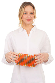 Stripe Pattern Pouch