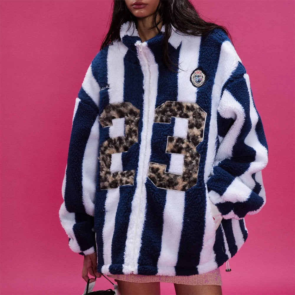 STRIPED LEOPARD EDITION JACKET BLOKETTE STRIPED LEOPARD