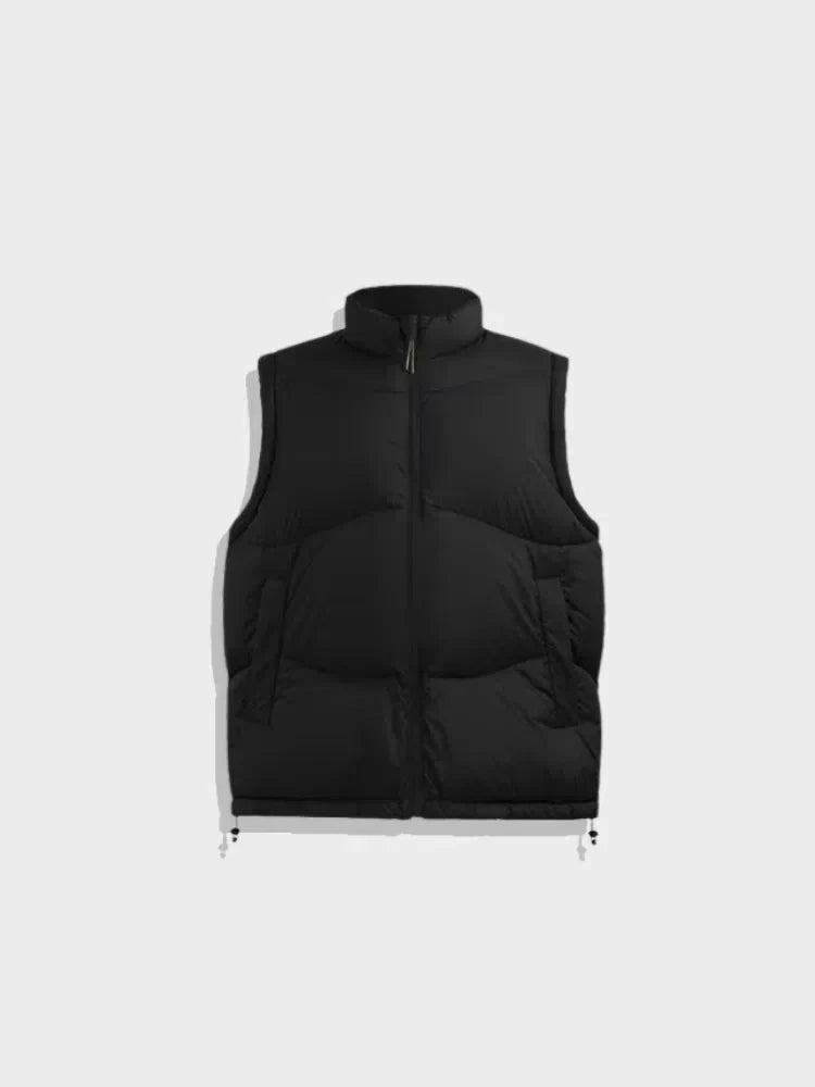 BROWN PADDED VEST FOR COMFORTABLE STYLE, WEARS SIZE AVAILABLE