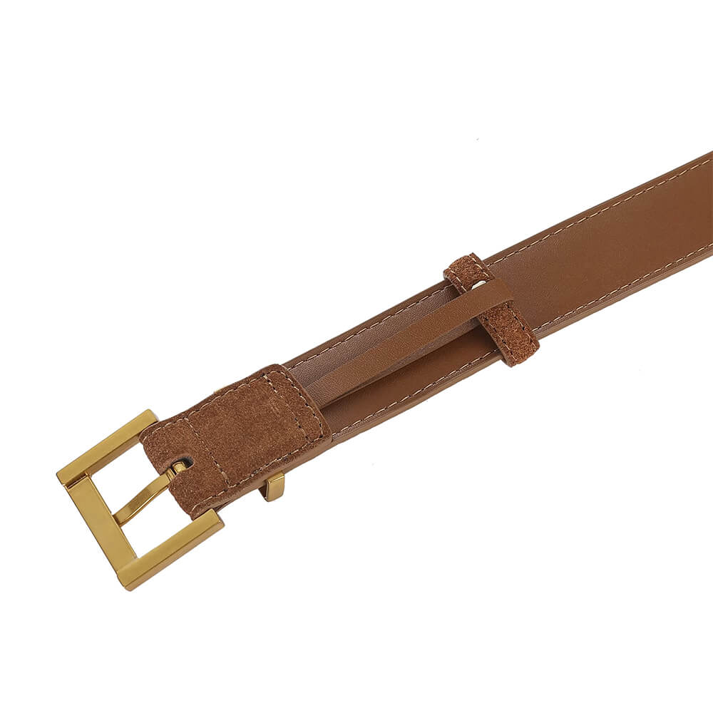 SUEDE BELT CLASSIC WITH MINIMALIST AESTHETIC
