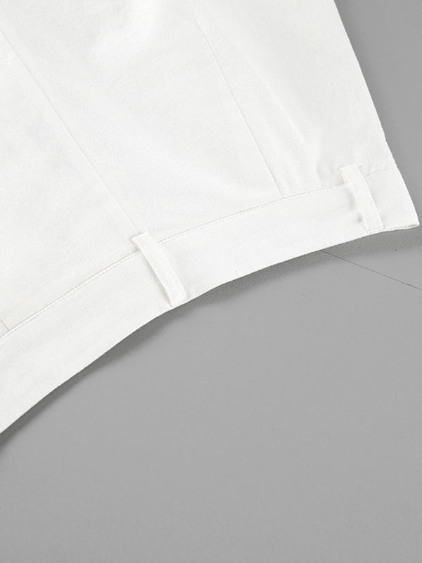 Suit Vest Suit Women’s Summer Casual Sleeveless Vest Shorts Two-piece Set