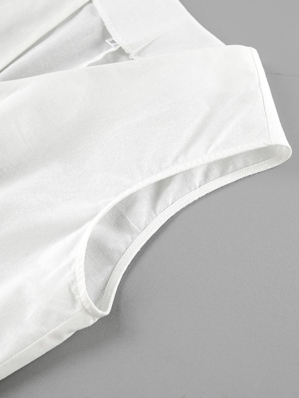 Suit Vest Suit Women’s Summer Casual Sleeveless Vest Shorts Two-piece Set