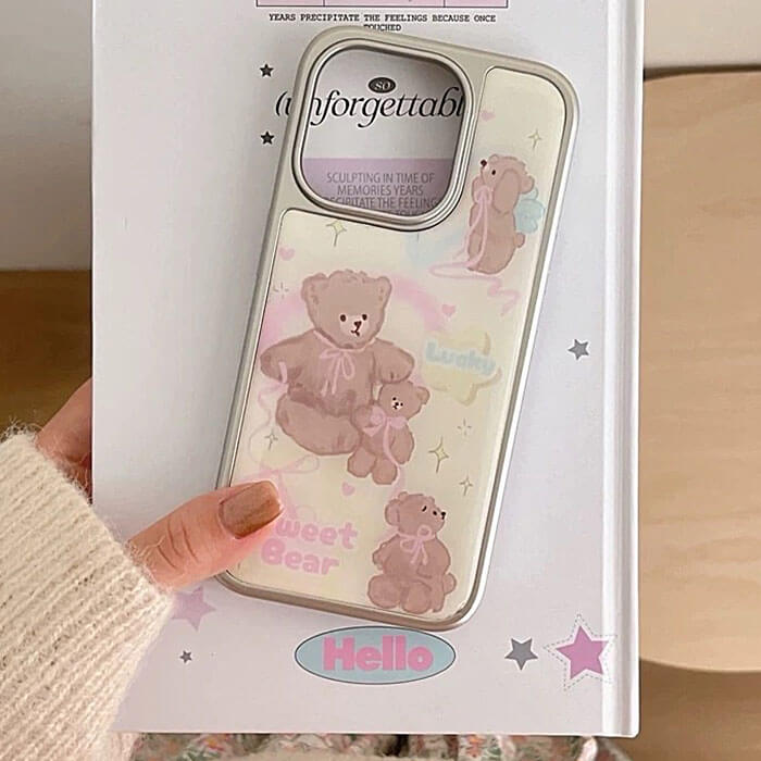 SWEET BEAR AESTHETIC IPHONE CASE BEAR AESTHETIC