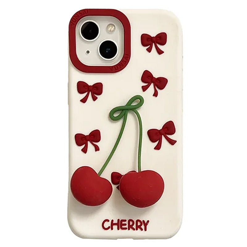 SWEET CHERRY 3D IPHONE CASE