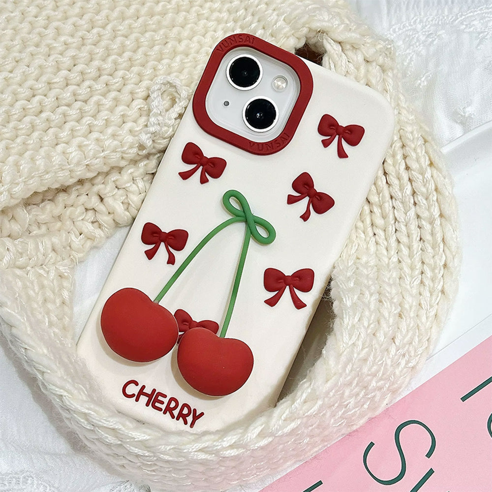 SWEET CHERRY 3D IPHONE CASE