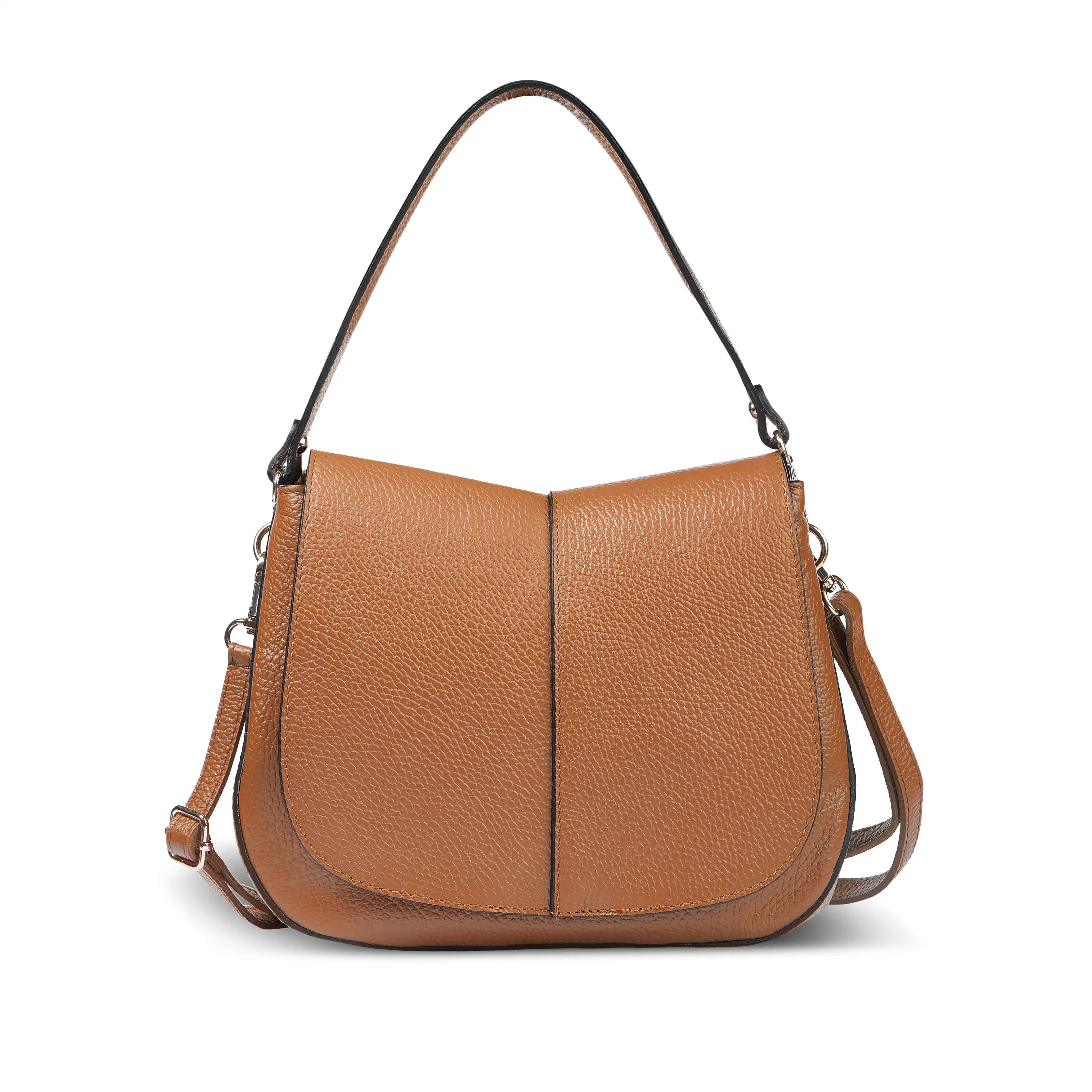 Italian Full-Grain Leather Shoulder Bag | Terni