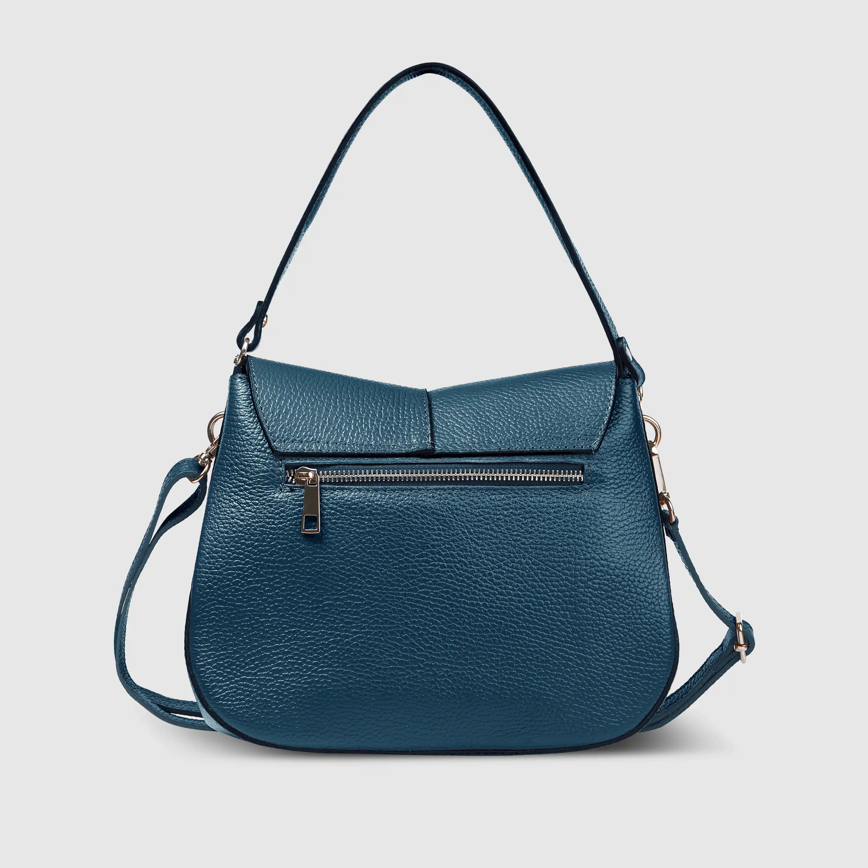 Italian Full-Grain Leather Shoulder Bag | Terni