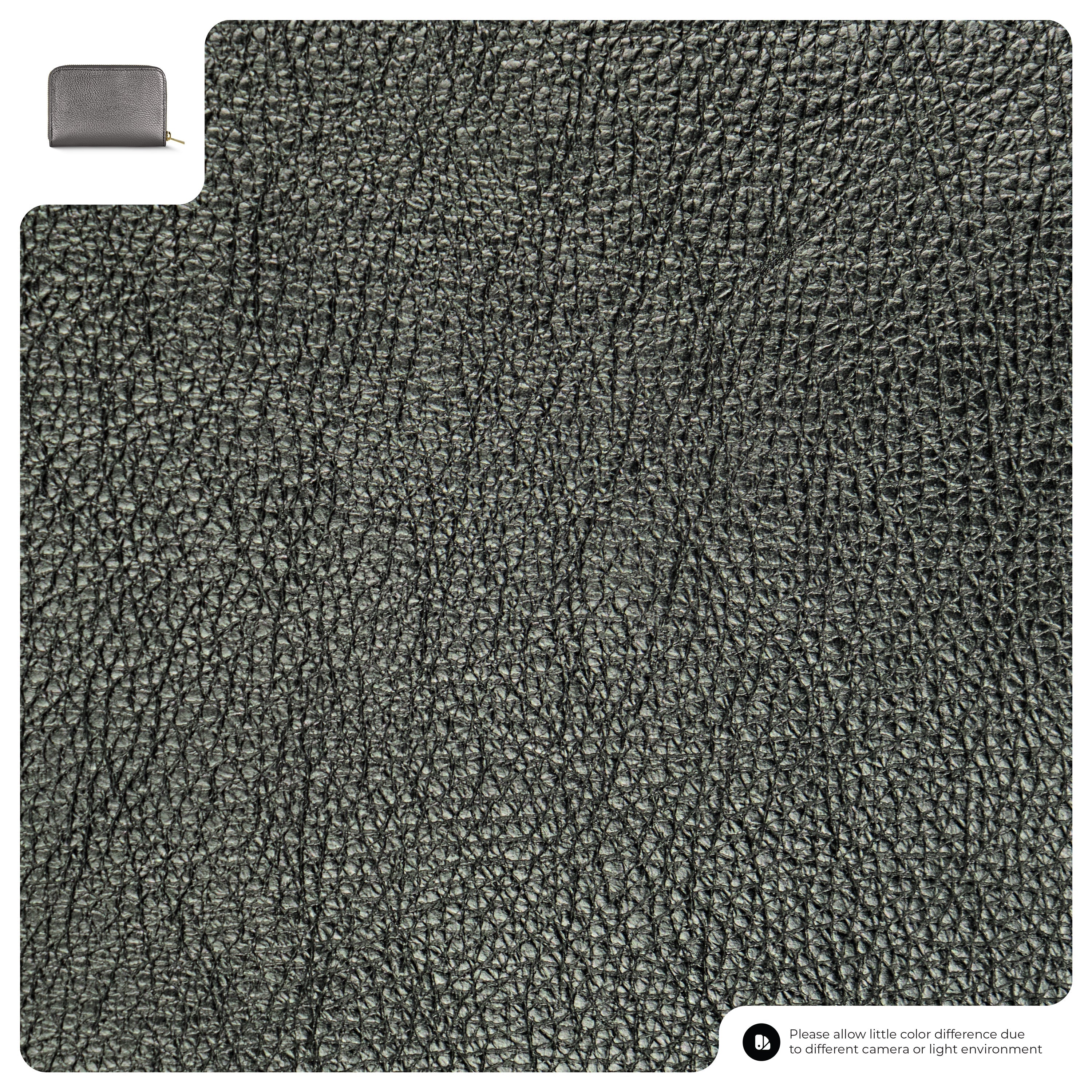 Italian Metallic Full-Grain Leather Wallet | Ancona
