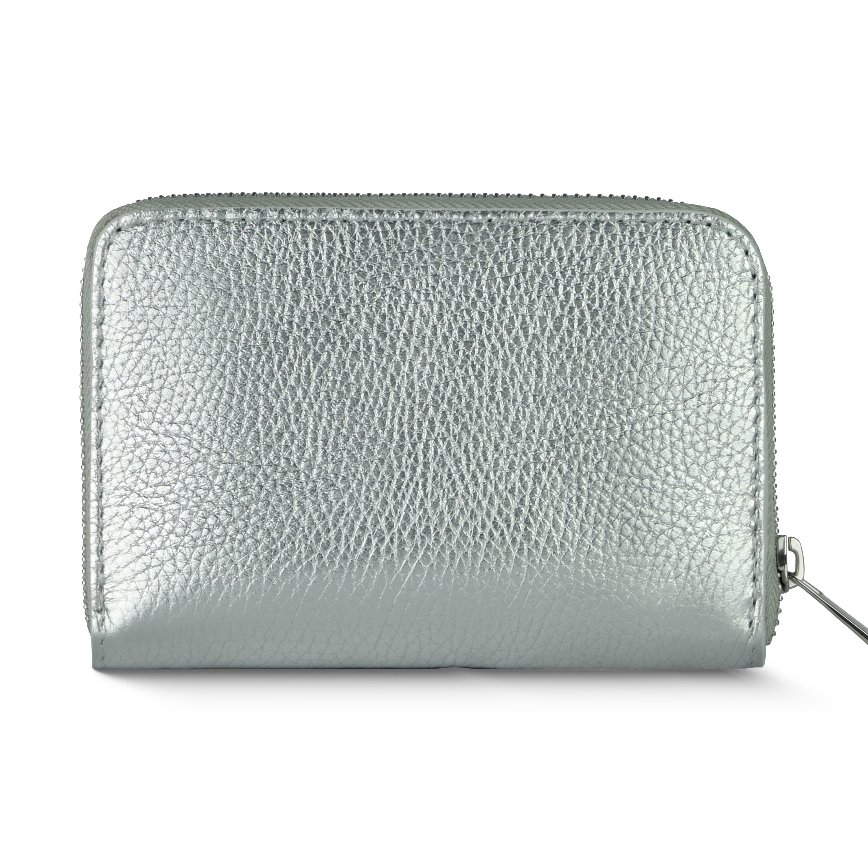 Italian Metallic Full-Grain Leather Wallet | Ancona