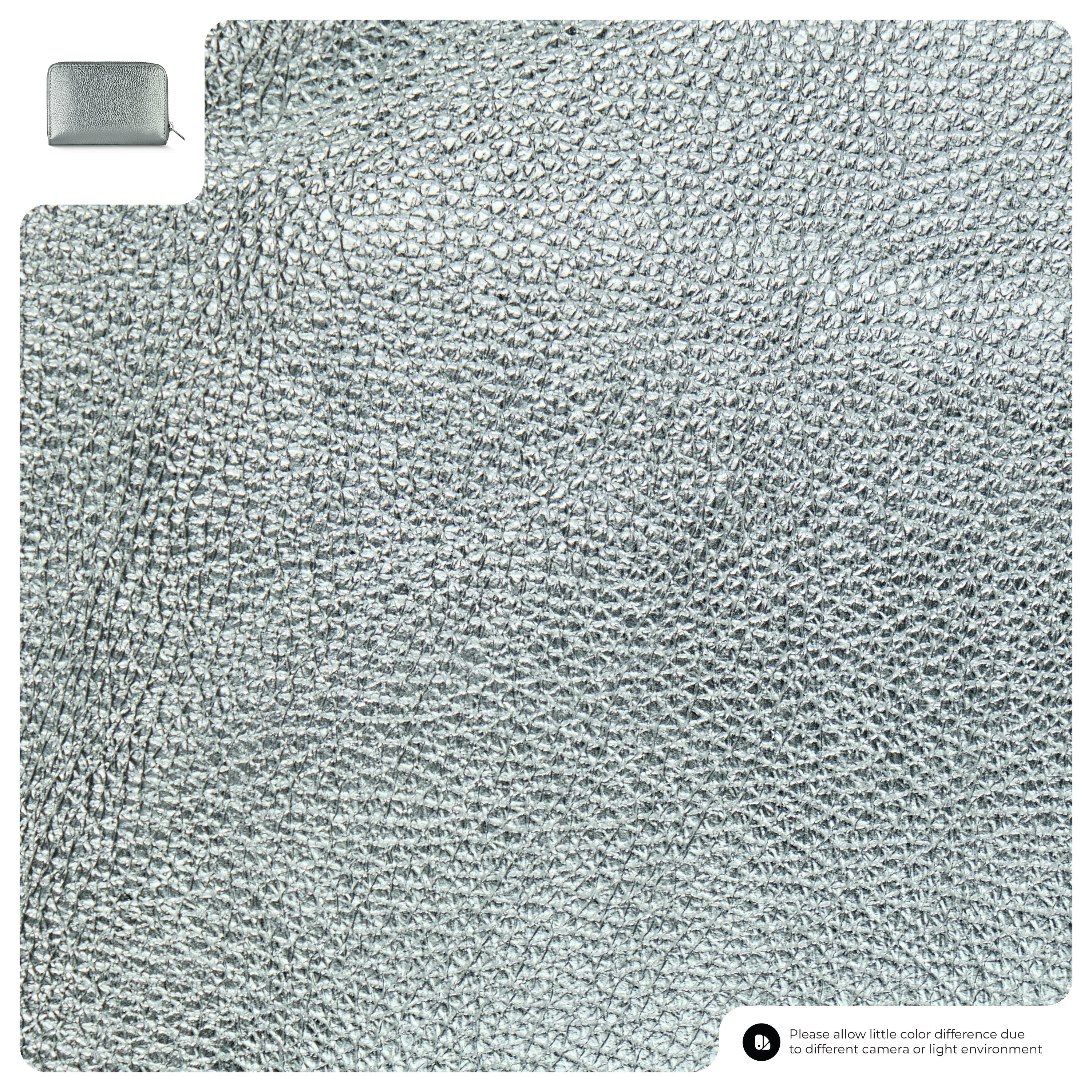 Italian Metallic Full-Grain Leather Wallet | Ancona
