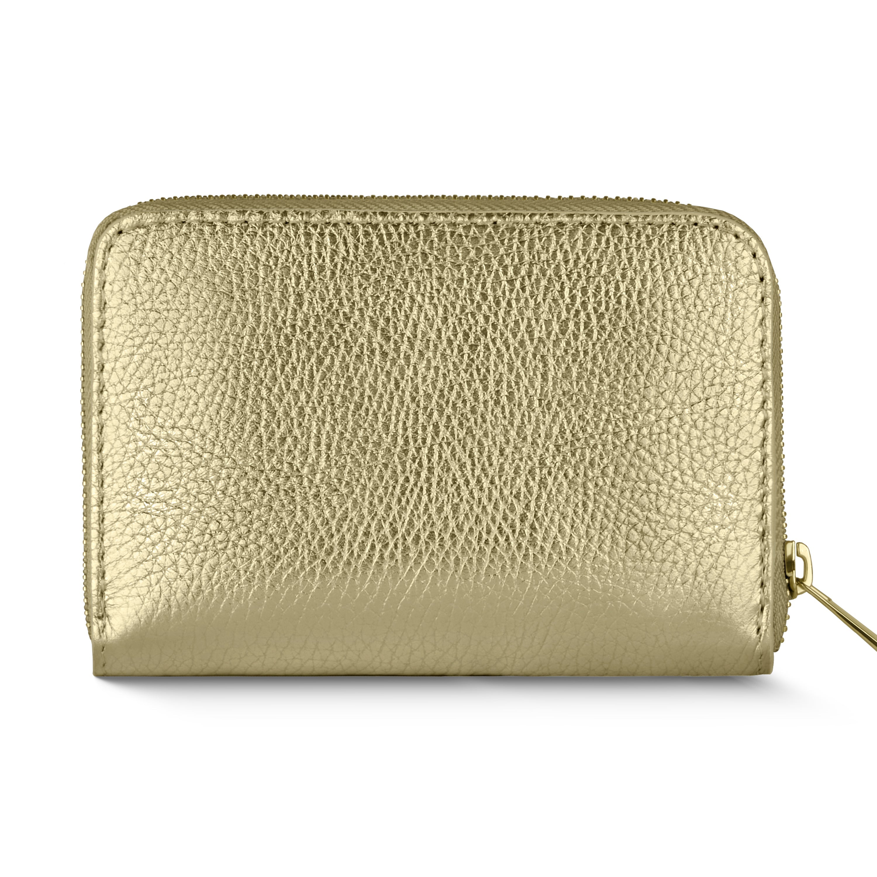 Italian Metallic Full-Grain Leather Wallet | Ancona