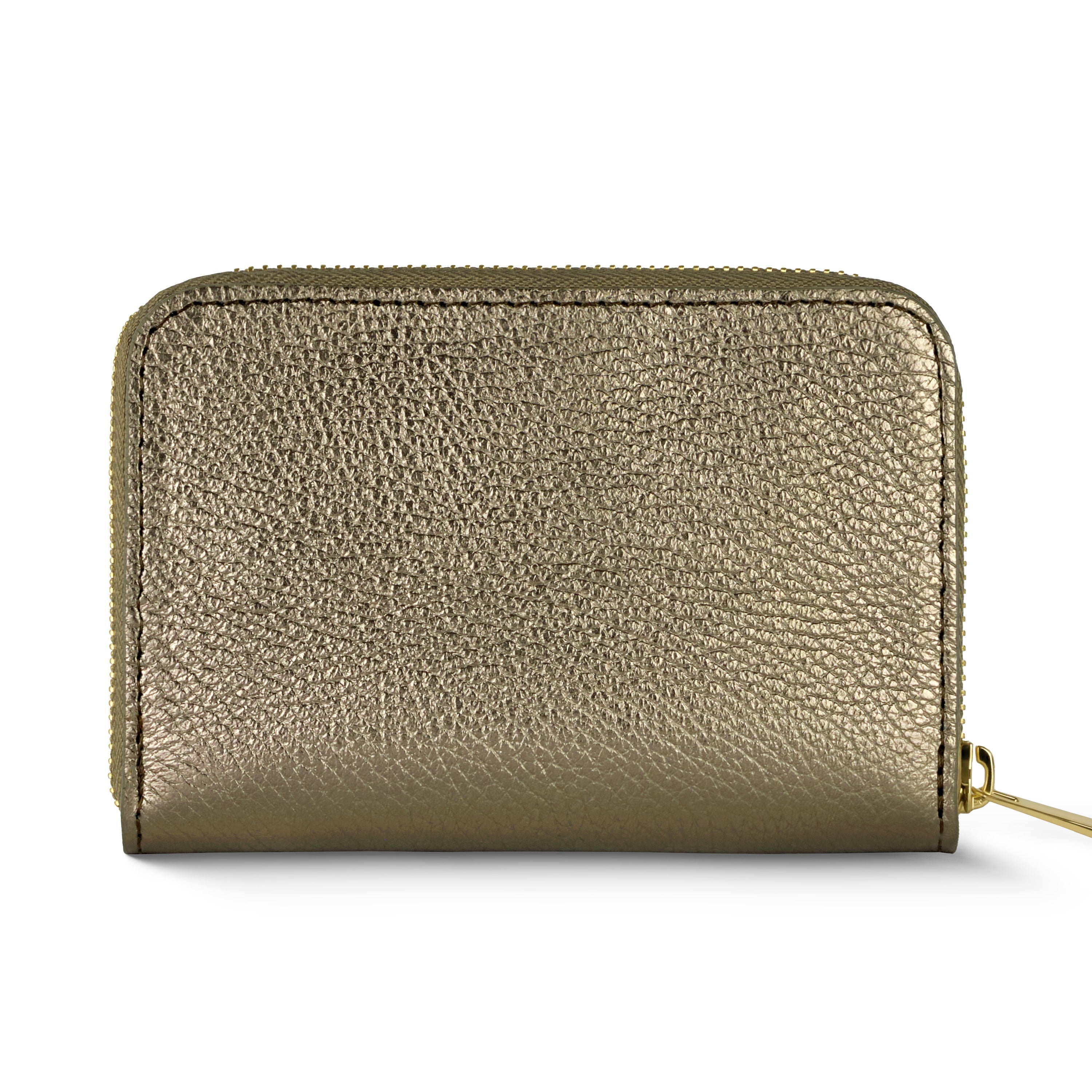Italian Metallic Full-Grain Leather Wallet | Ancona