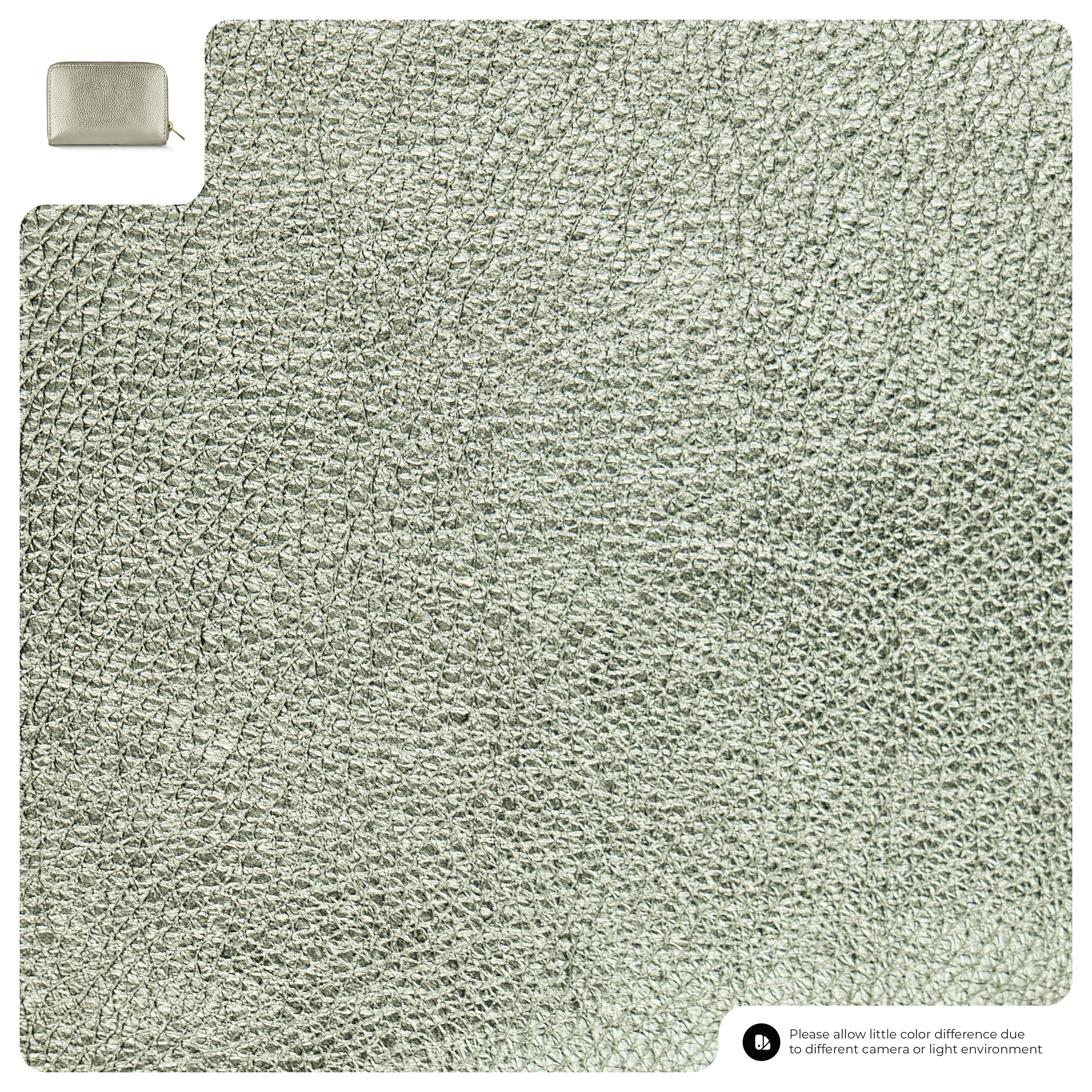 Italian Metallic Full-Grain Leather Wallet | Ancona