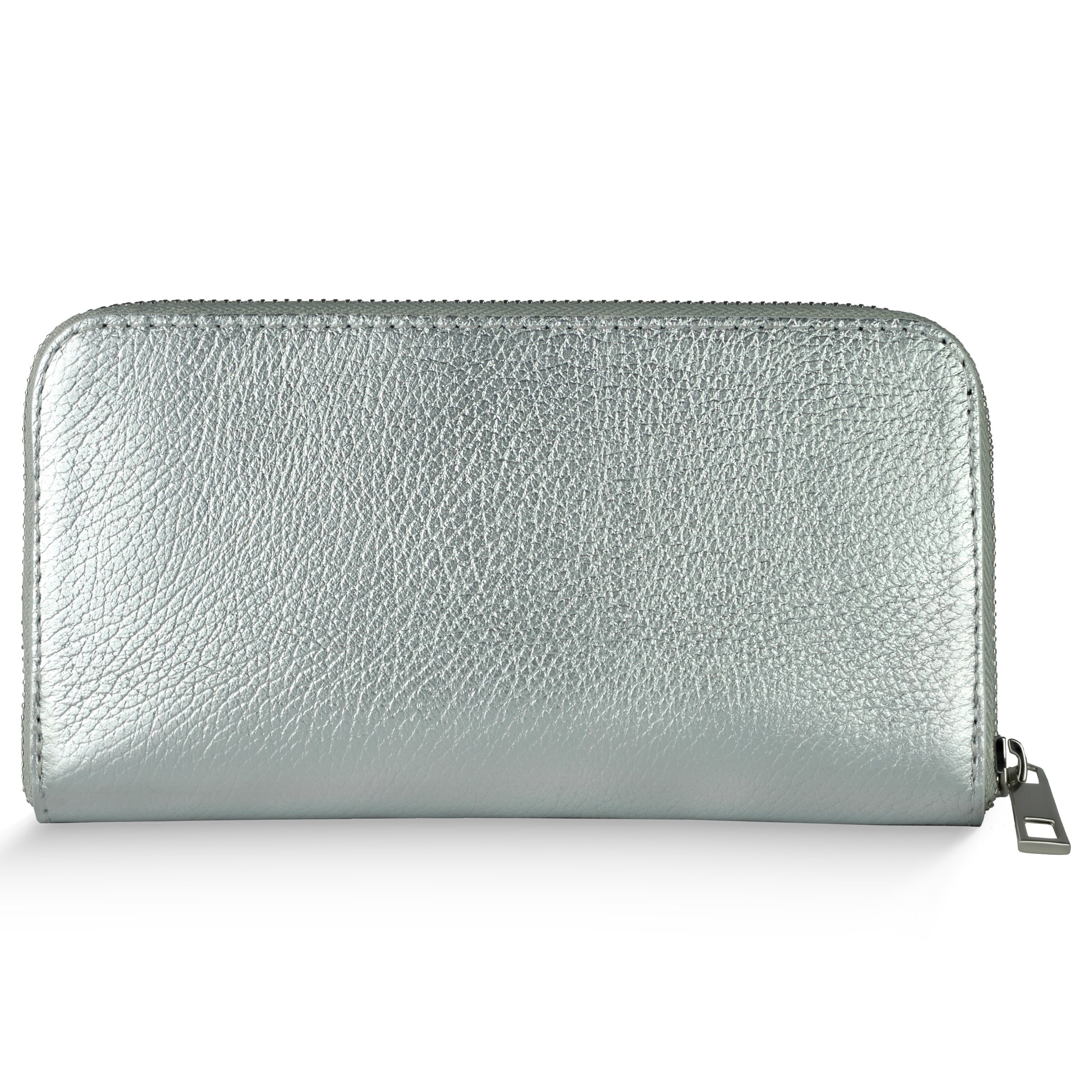 Italian Metallic Full-Grain Leather Wallet | Udine