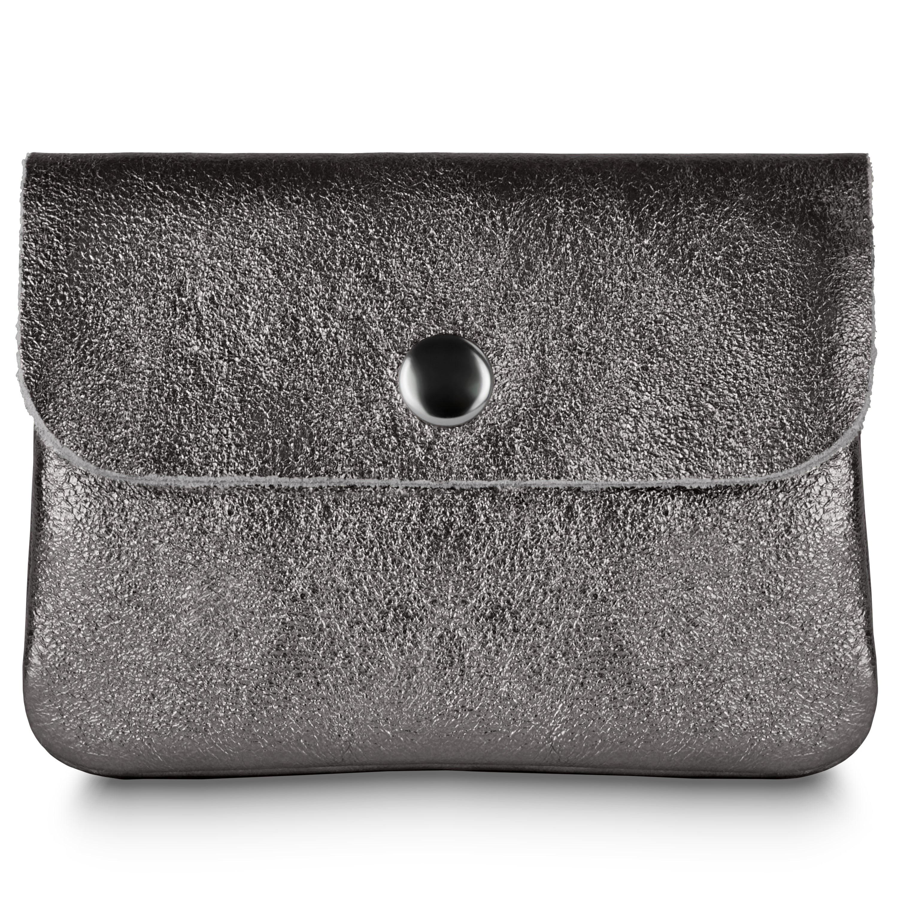 Italian Genuine Metallic Suede Wallet | Assisi