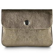 Italian Genuine Metallic Suede Wallet | Assisi