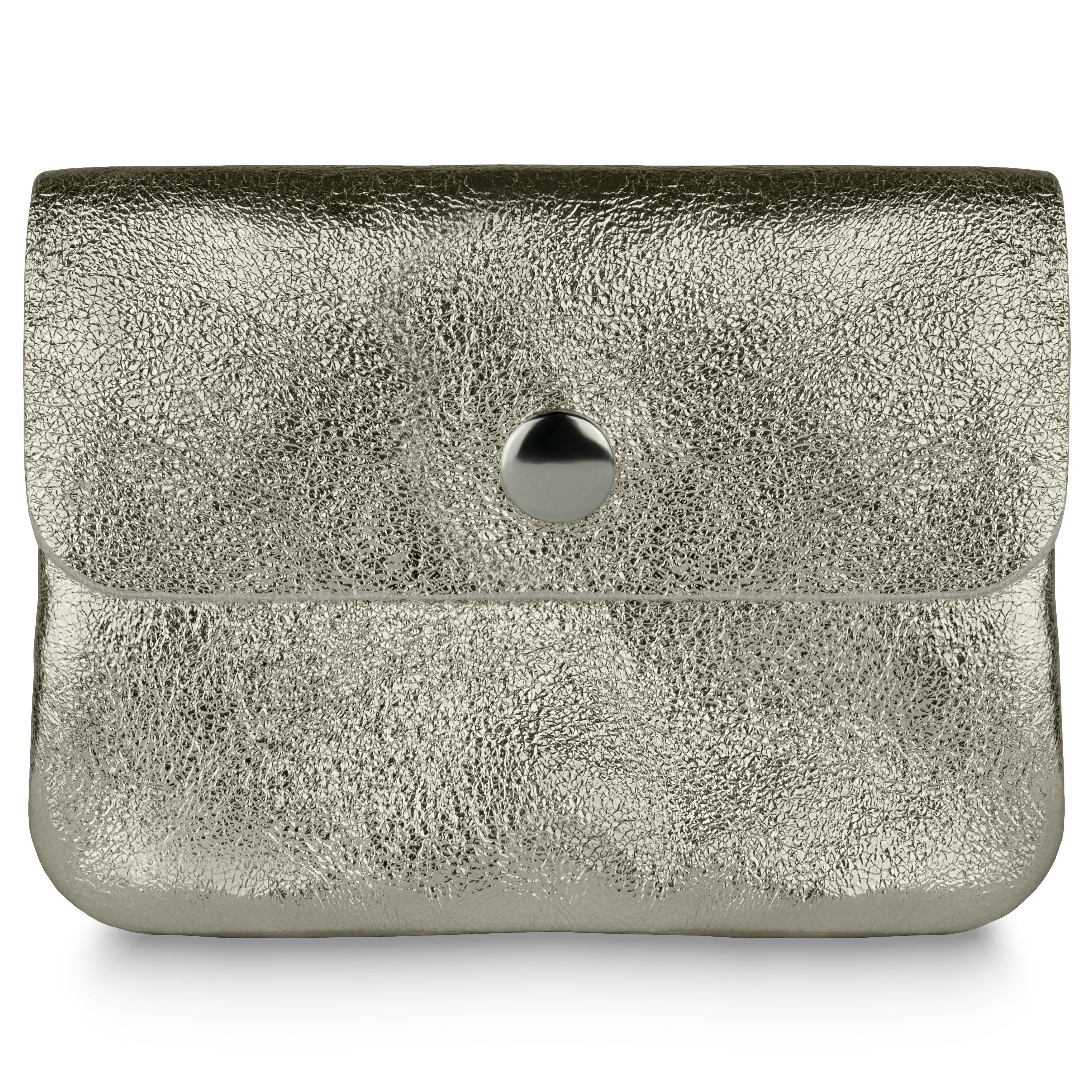 Italian Genuine Metallic Suede Wallet | Assisi