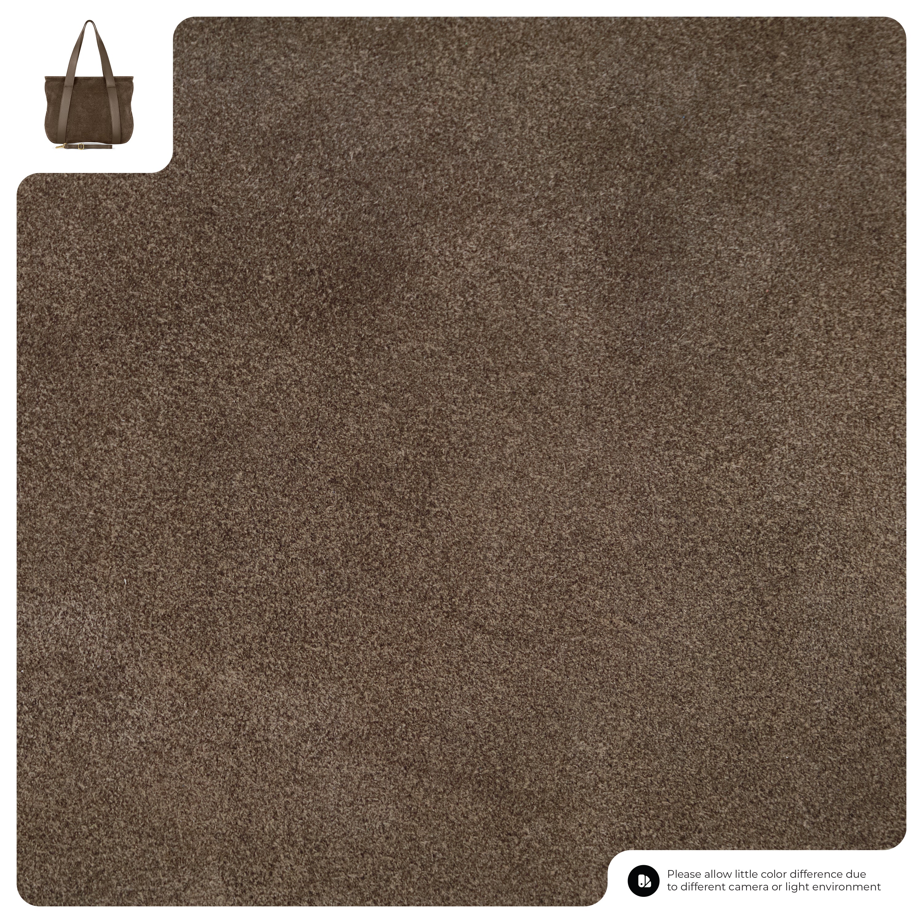 Italian Genuine Suede & Full-Grain Leather Tote Bag | Varese