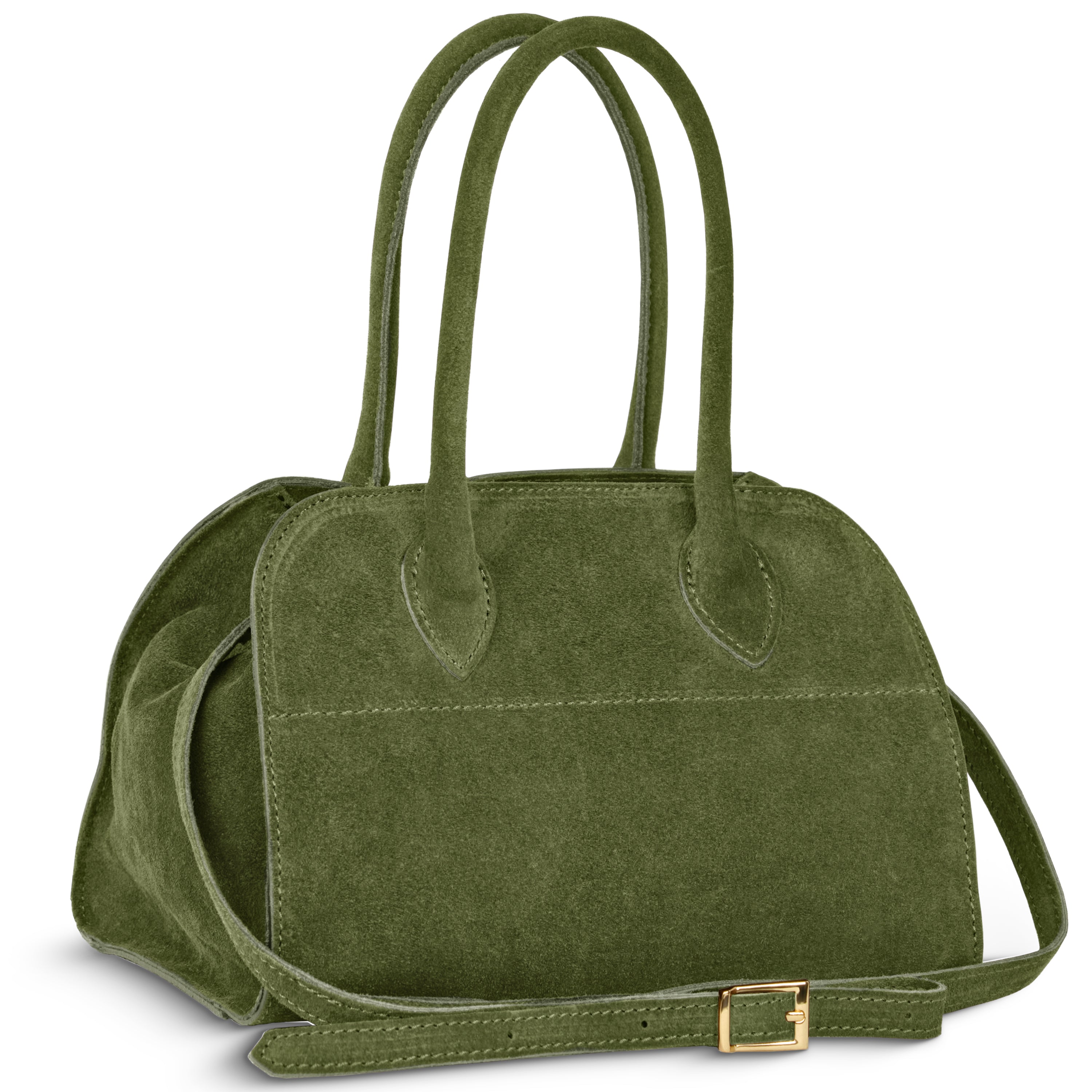 Italian Genuine Suede Top-Handle Bag | Novara