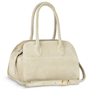Italian Genuine Suede Top-Handle Bag | Novara