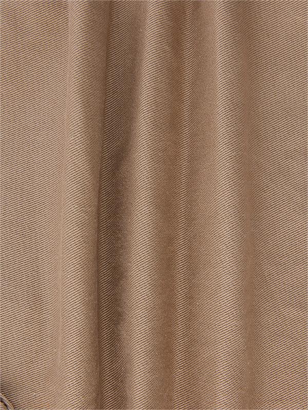 TAN CARGO PANTS WITH PATCH DETAILS AND LOW WAIST DESIGN