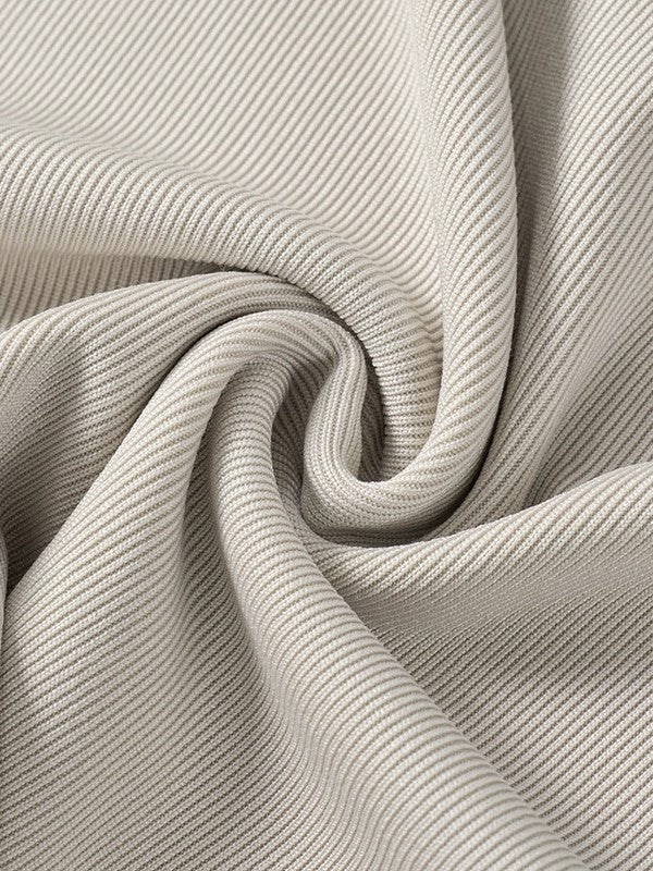 TAN RIBBED SQUARE-NECK TOP WITH SHORT SLEEVES IN APRICOT TONE
