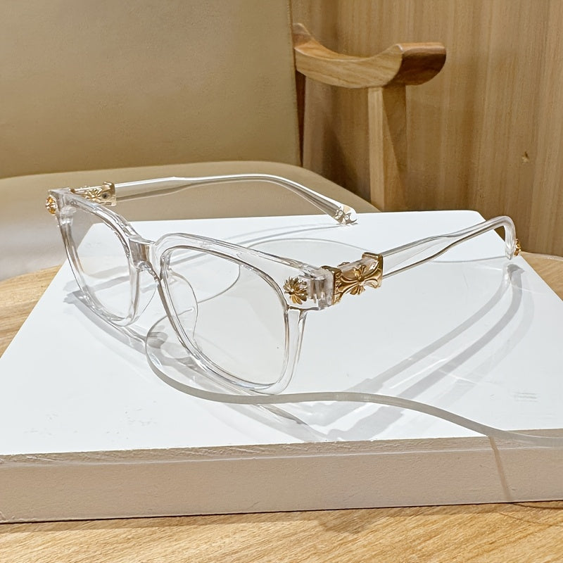 TASSEL EYEGLASSES FRAME FULL RIM RETRO Y2K STYLE SQUARE ROUND GLASSES