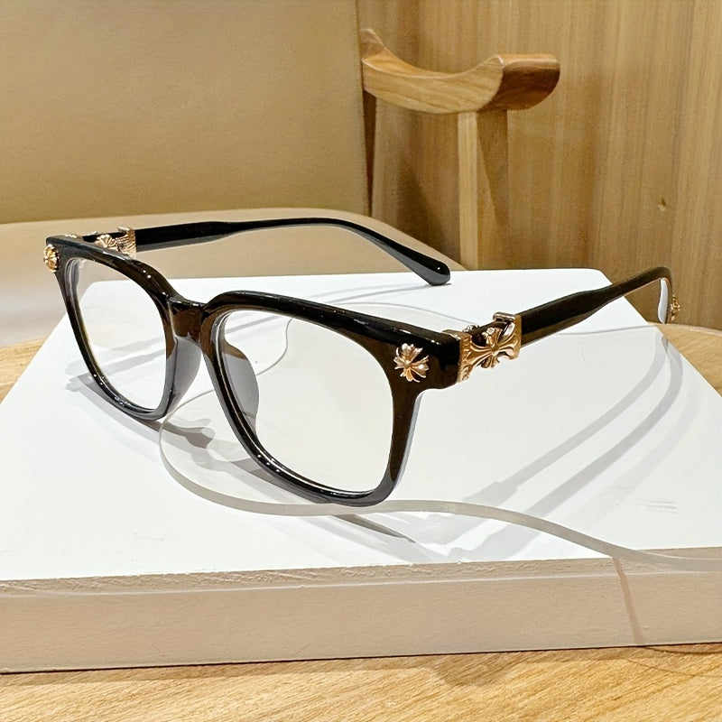 TASSEL EYEGLASSES FRAME FULL RIM RETRO Y2K STYLE SQUARE ROUND GLASSES