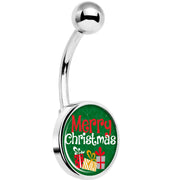 Merry Christmas Presents Belly Ring