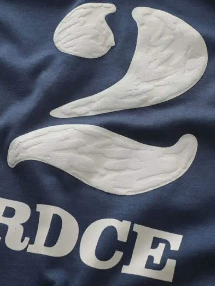 THREE-PIECE BLUE CAP AND NAVY T-SHIRT SUMMER OUTFIT FOR RDCE STREETWEAR