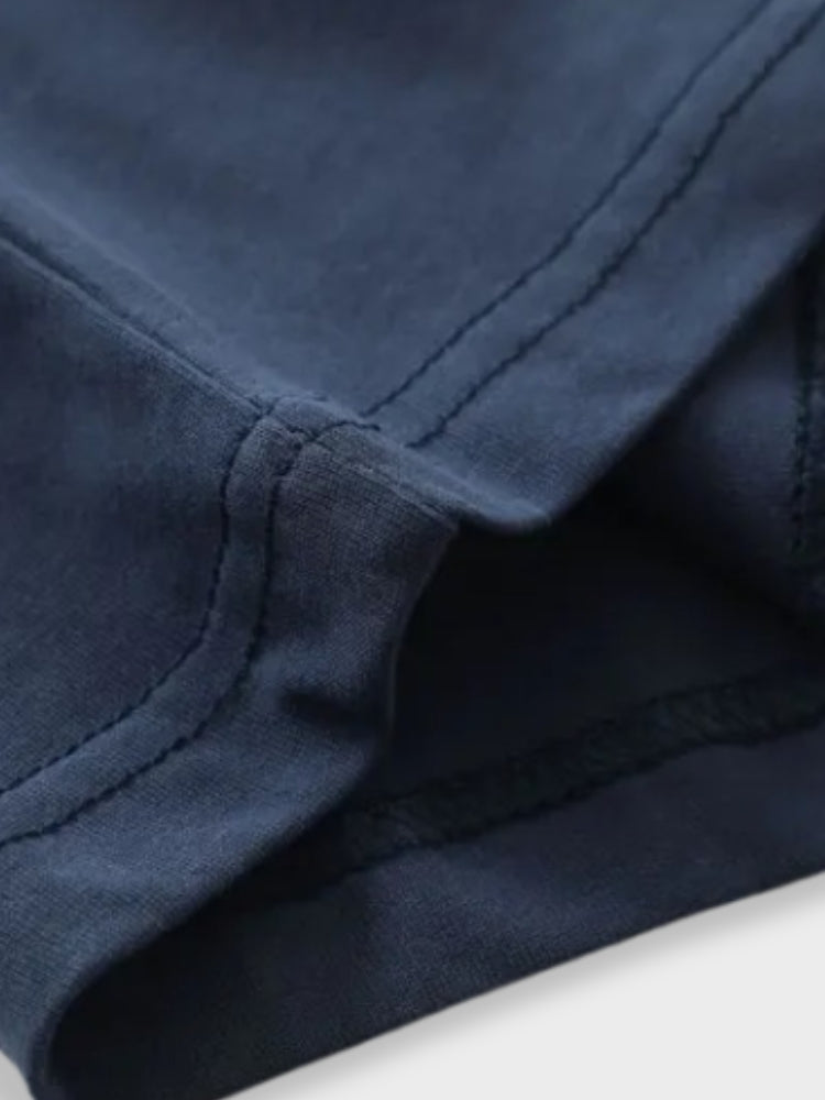THREE-PIECE BLUE CAP AND NAVY T-SHIRT SUMMER OUTFIT FOR RDCE STREETWEAR