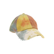 Tie Dye Criss-Cross High Ponytail C.C Ball Cap